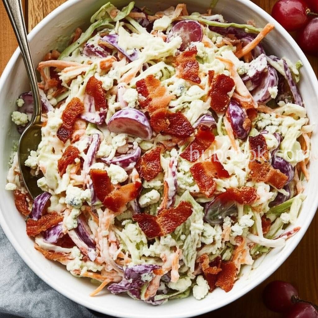 Tommy's Blue Cheese Coleslaw (with Bacon and Grapes)