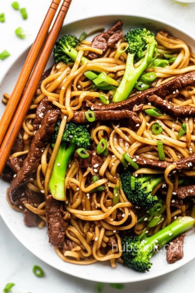Beef and Broccoli Ramen Stir Fry