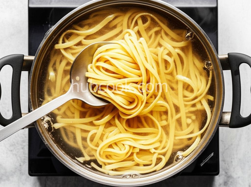 Ham and Egg Noodles (Schinkennudeln)
