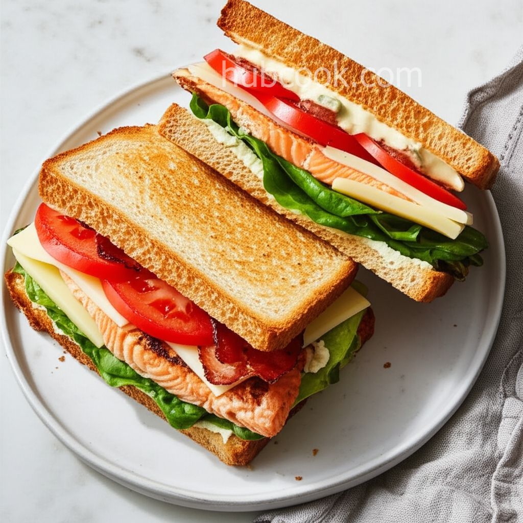 Salmon BLT Sandwich