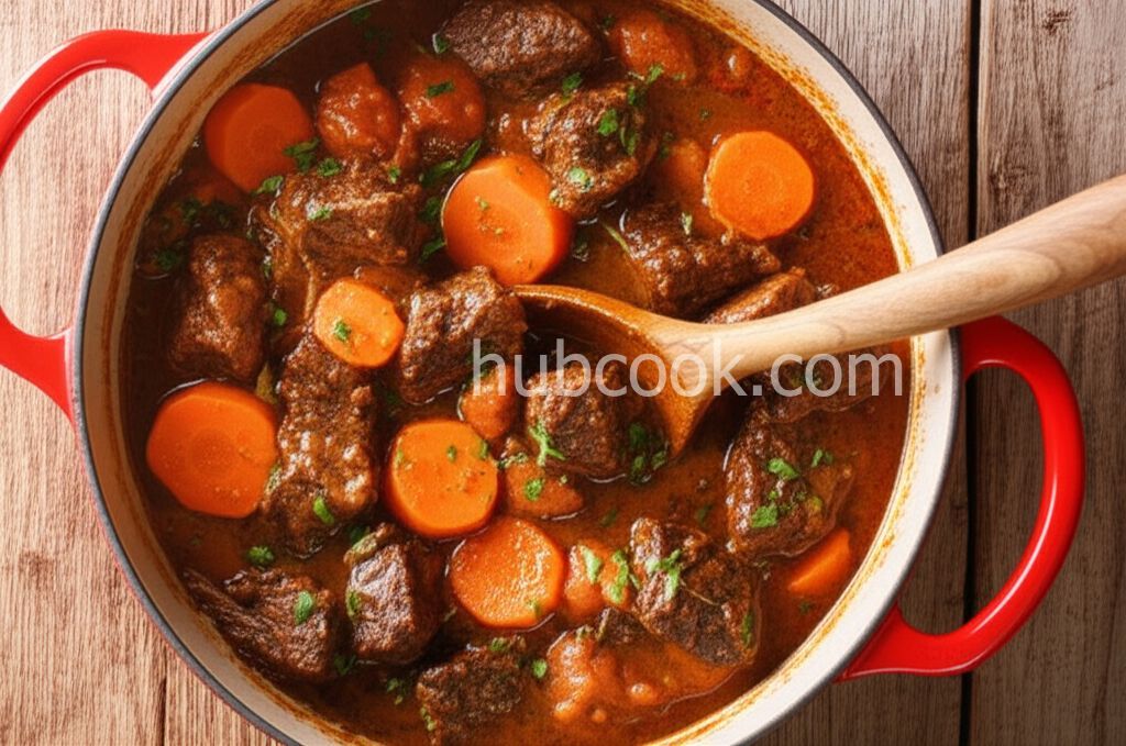 Spicy Beef Stew with Moroccan Spice Rub
